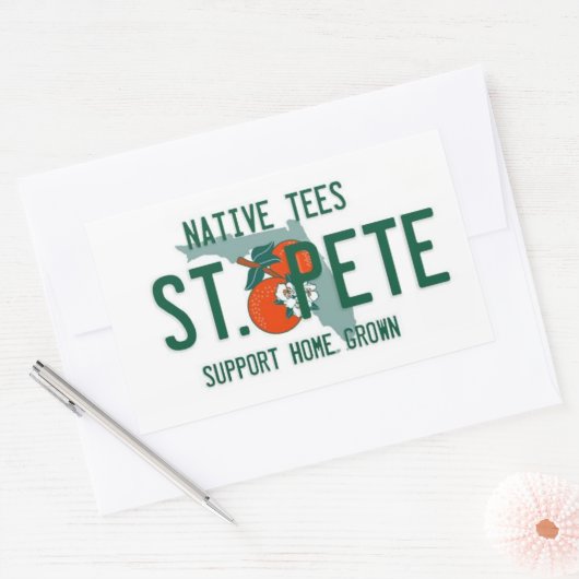 St. Pete Home Grown Sticker (Envelop)