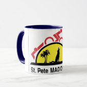 St. Pete Mad Dogs Coffee Cup Mok (Voorkant links)