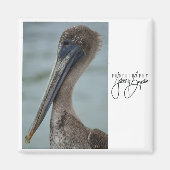 St. Pete Pelican 2x2 magneet (Voorkant)