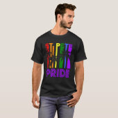 St Pete Pride Gay Pride LGBTQ Regenboog Palm Trees T-shirt (Voorkant volledig)