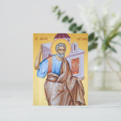 St. Peter Apostle Orthodox Christelijk Icoon Briefkaart (Staand voorkant)