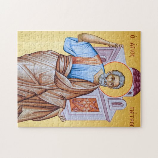 St. Peter Apostle Orthodox Christelijk Icoon Legpuzzel (Horizontaal)