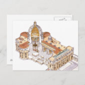 St. Peter Basiliek. De Stad Rome van Vatikaan. Briefkaart (Voorkant / Achterkant)
