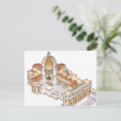 St. Peter Basiliek. De Stad Rome van Vatikaan. Briefkaart (Staand voorkant)