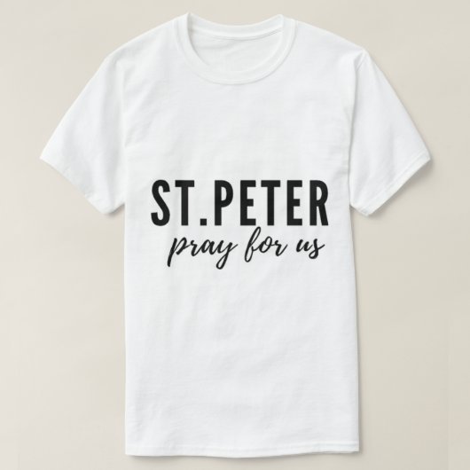 St. Peter bidt voor ons T-shirt (Design voorkant)