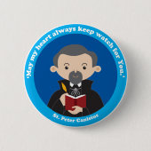 St. Peter Canisius Ronde Button 5,7 Cm (Voorkant)