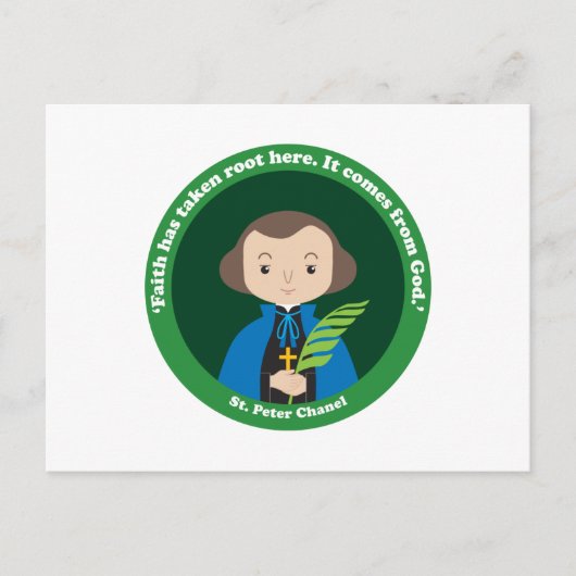 St. Peter Chanel Briefkaart (Voorkant)