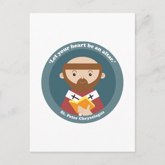 St. Peter Chrysologus Briefkaart (Voorkant)