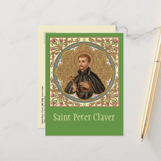 St. Peter Claver (BK 058) Briefkaart (Voorkant / Achterkant in situ)