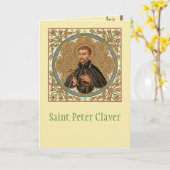 St. Peter Claver (BK 058) Kaart (Gele Bloem)