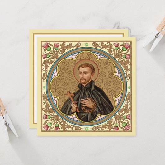 St. Peter Claver (BK 058) Kaart (Voorkant / Achterkant in situ)