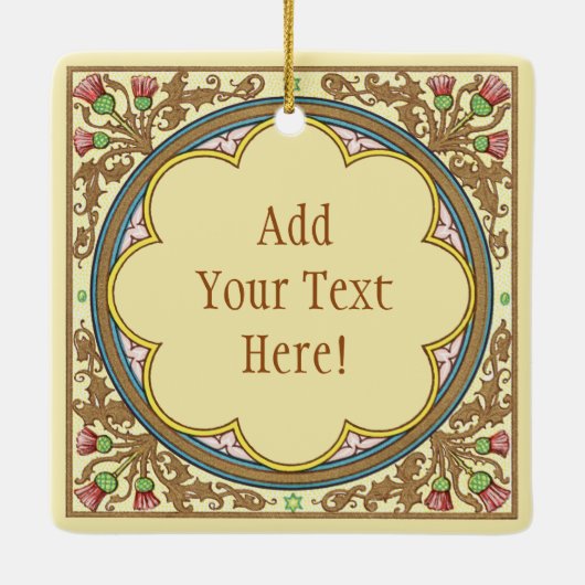 St. Peter Claver (BK 058) Keramisch Ornament (Achterkant)