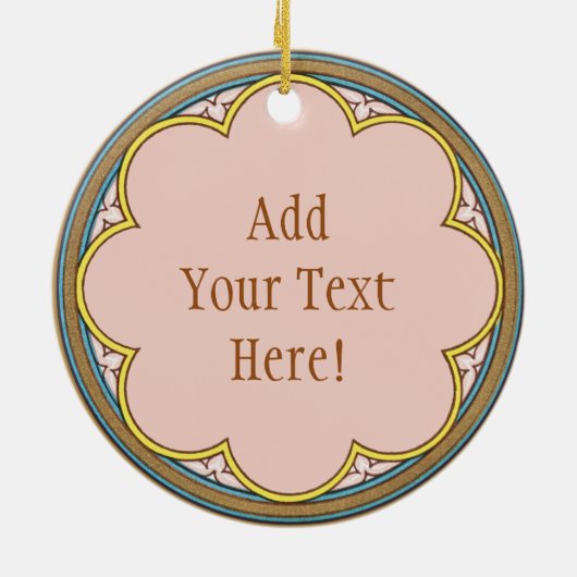 St. Peter Claver (BK 058) Keramisch Ornament (Achterkant)