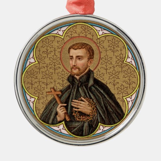 St. Peter Claver (BK 058) Metalen Ornament (Voorkant)
