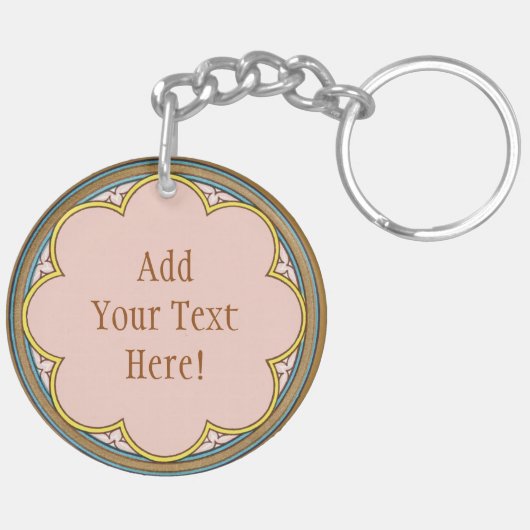 St. Peter Claver (BK 058) Ronde Sleutelhanger (Achterkant Links)