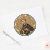 St. Peter Claver (BK 058) Ronde Sticker (Envelop)