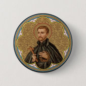St. Peter Claver (BK 058) Round Ronde Button 5,7 Cm (Voorkant)