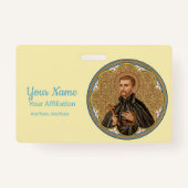 St. Peter Claver (BK 058; Stijl 1) Badge (Achterkant)