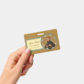 St. Peter Claver (BK 058; Stijl 2) Badge (Handheld)