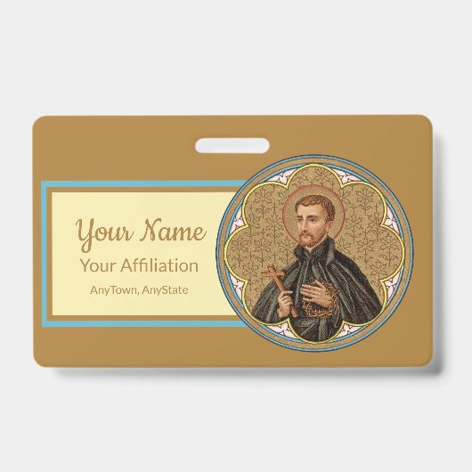 St. Peter Claver (BK 058; Stijl 2) Badge (Voorzijde)