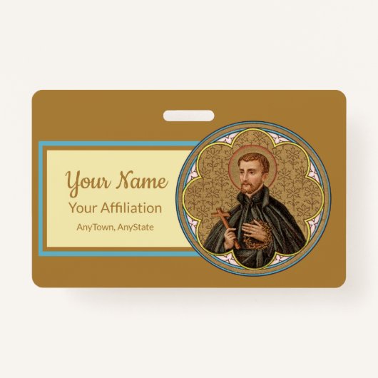 St. Peter Claver (BK 058; Stijl 2) Badge (Voorkant)