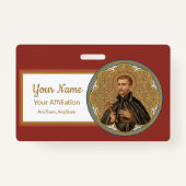 St. Peter Claver (BK 058; Stijl 2) Badge (Achterkant)