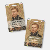 St. Peter Claver (BK 058; Stijl 3) Badge (Voor- en achterkant)