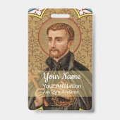 St. Peter Claver (BK 058; Stijl 3) Badge (Achterkant)