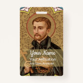 St. Peter Claver (BK 058; Stijl 3) Badge (Achterkant)