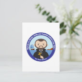 St. Peter Claver Briefkaart (Staand voorkant)
