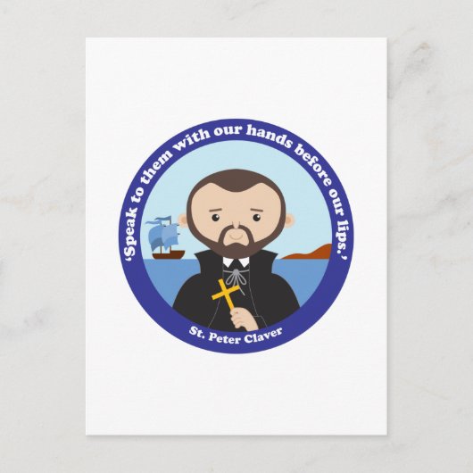 St. Peter Claver Briefkaart (Voorkant)