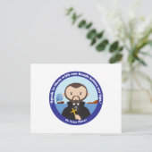 St. Peter Claver Briefkaart (Staand voorkant)