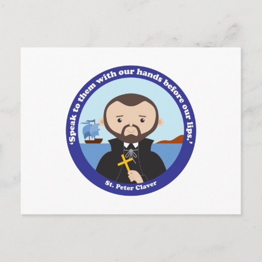 St. Peter Claver Briefkaart (Voorkant)