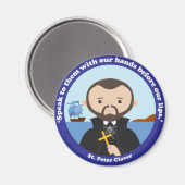 St. Peter Claver Magneet (Voorkant / Achterkant)