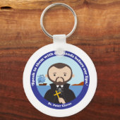 St. Peter Claver Sleutelhanger (Voorkant)