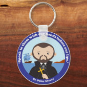 St. Peter Claver Sleutelhanger (Voorkant)