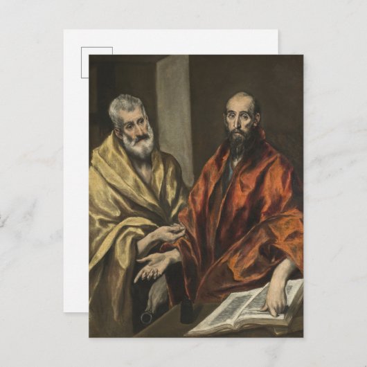 St Peter en St Paul | c.1605-8 (olie op Canvas) Briefkaart (Voorkant / Achterkant)