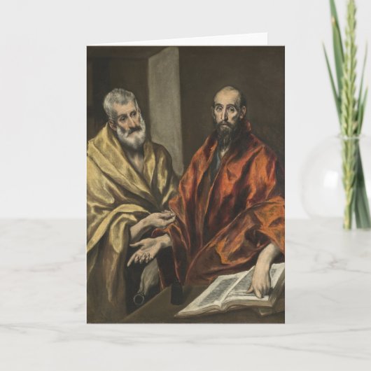 St Peter en St Paul | c.1605-8 (Olie op Canvas) Kaart (Voorkant)
