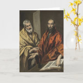 St Peter en St Paul | c.1605-8 (Olie op Canvas) Kaart (Gele Bloem)