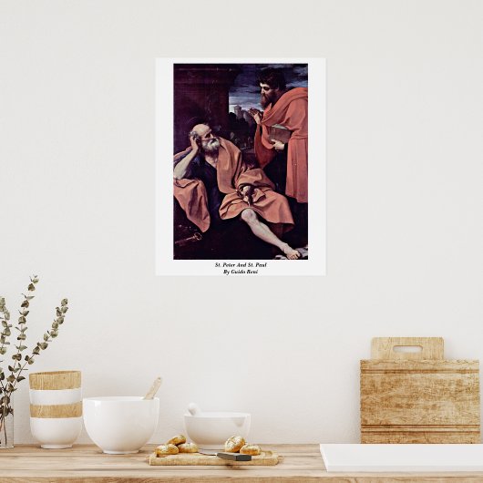 St. Peter en St. Paul van Guido Reni Poster (Keuken)