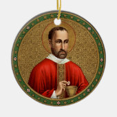 St. Peter Faber (BK 051; beroemd citaat) Keramisch Ornament (Voorkant)