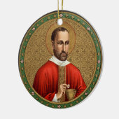 St. Peter Faber (BK 051; beroemd citaat) Keramisch Ornament (Links)