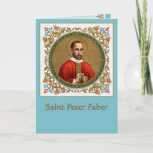 St. Peter Faber (BK 051) Blanco groet/Note Kaart