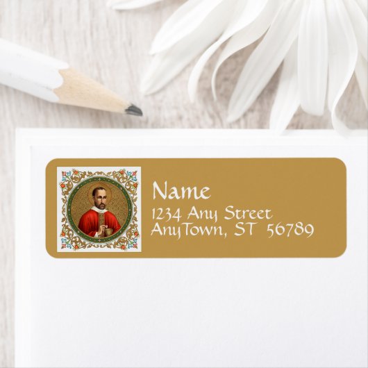 St. Peter Faber (BK 051) Etiket (Insitu)