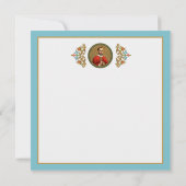 St. Peter Faber (BK 051) Square Greeting/Note Card (Achterkant)