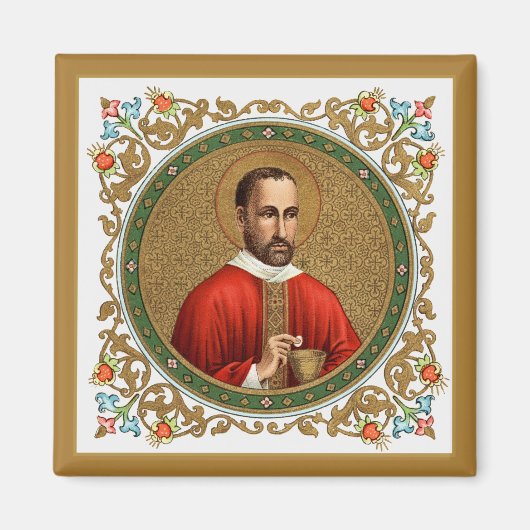 St. Peter Faber (BK 051) Square Magneet (Voorkant)