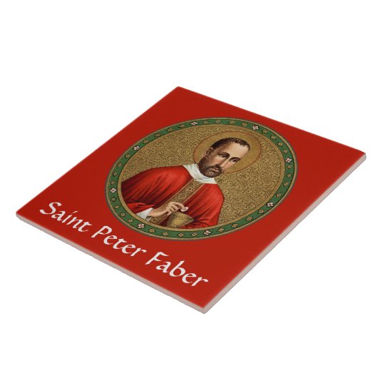 St. Peter Faber (BK 051) (stijl 1) Tegeltje (Zijkant)