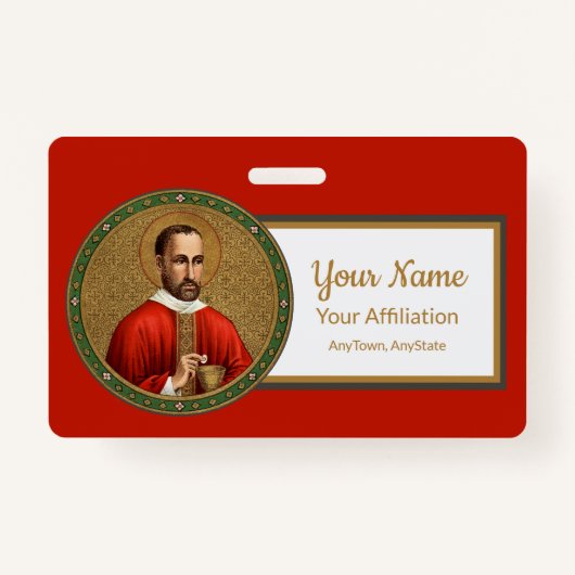 St. Peter Faber (BK 051; Stijl 2) Badge (Voorkant)