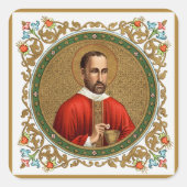 St. Peter Faber (BK 051) Vierkante Sticker (Voorkant)