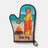 St. Peter Fish Fry Oven Mitt Ovenwant (Voorkant)